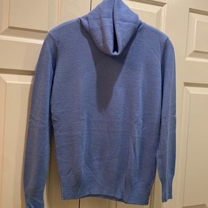 Vintage Ecco Bay blue turtleneck sweater Size Medium